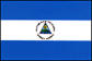 Флаг Никарагуа. Государственный язык - испанский